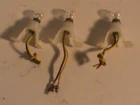 lot of 3 HO FALLER BASES/3 LIGHTING BASES MODELS/SHORT WIRE