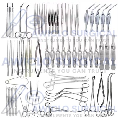 Major Vascular Surgery Set 61 Pieces High Quality Specialty Surgical Instruments