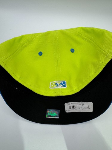 Minor League West Michigan Whitecaps Las Calaveras new era fitted hat SIZE 7 1/4 - Picture 6 of 6