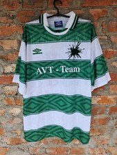 Vintage Umbro Soccer Jersey Shirt Made In England Celtic Colorway Extremely Rare
