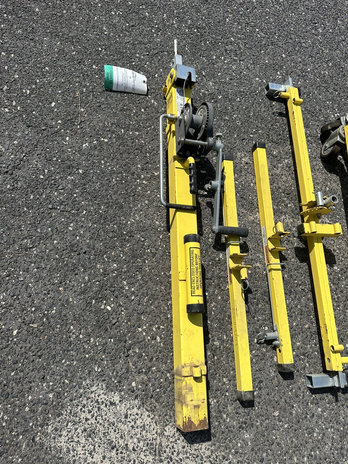 Sumner 2311 11' Portable Sheetrock Drywall Lift Duct Jack Free Shipping