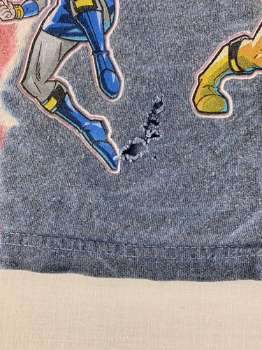 VTG Mighty Morphin Power Rangers T Shirt Saban TV Promo Youth Small - Picture 6 of 6
