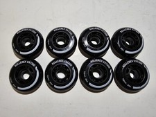 Rollerex VXT500 Inline Skate Replacement Wheels Black 72mm 85A 8 Wheels