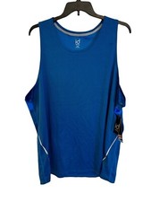 Ideology Mens Performance Tank Top 3XLarge 2-tone style Voltage Blue NWT ORG 30