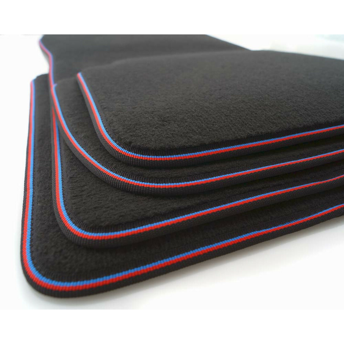 Tapis BMW Série 5 E34 en velours noir luxe 750g pour restaurer l'habitacle d'origine