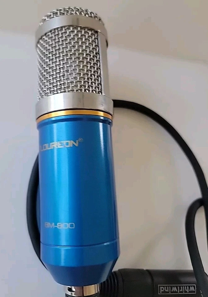 Floureon BM-800 Studio Condenser Broadcast Microphone with Cord - Image 2 of 3