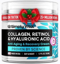 SimplyVital Face Moisturizer Collagen Cream - Anti Aging Neck and D collet  -...
