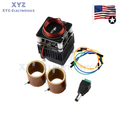 DC36-48V Hfsstc High Frequency Tesla Coil DIY Kit Electronic Candle Plasma Flame