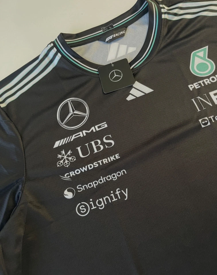 Mercedes Benz  Racing F1 Back  New 2025  T-Shirt - Image 2 of 4