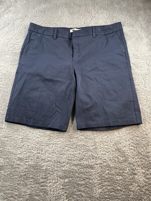 Dickies Straight Navy Blue Chino Shorts Women's Size 16  NEW