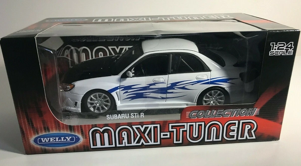Welly Subaru Impreza WRX STI Saloon Blue 2005-2007 1/24 1:24 Die Cast Metall New Car Model in a Box