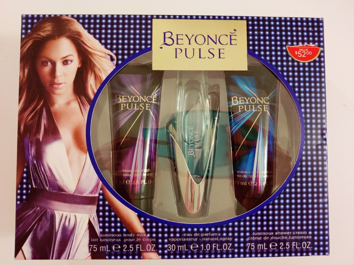 Beyonce Pulse Perfume Gift Set, pcs, Eau De Parfum, Body Milk, Shower  Cream