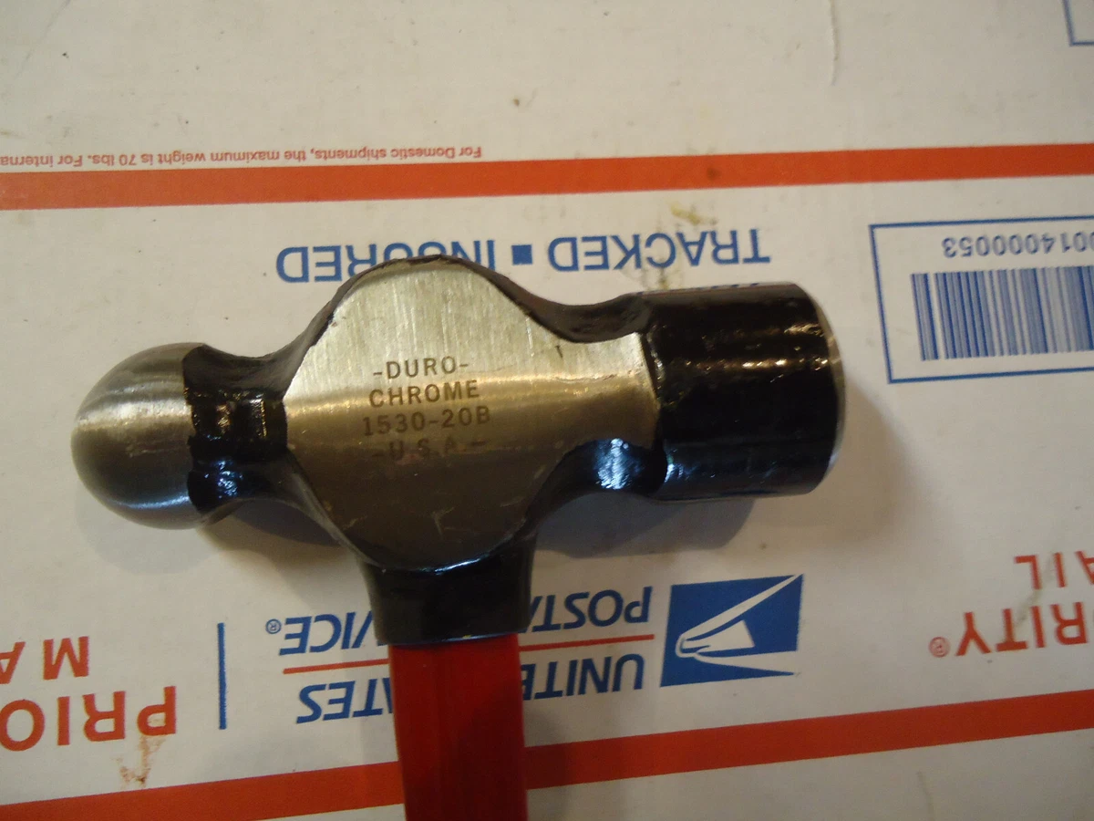 DURO CHROME BALL PEEN HAMMER 1530 20B eBay