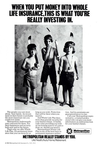 1984 Metropolitan Insurance: Money In Whole Life Insurance Vintage Print Ad