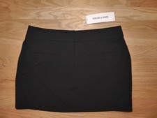  328 VERONICA BEARD sz 8 Elara Short Length Classic Black Mini Skirt New w/Tags