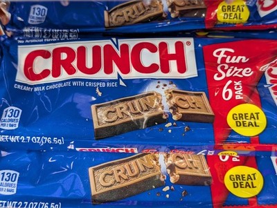 Crunch Creamy Milk Chocolate With Crisped Rice Candy Bars | 2.7 oz Free Tracking