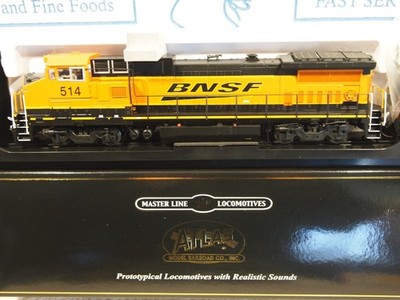 ATLAS 10004336 H.O.  G.E. 8-40BW B.N.S.F ''STELTH'' SCHEME ROAD No. 514  DCC+SOUND