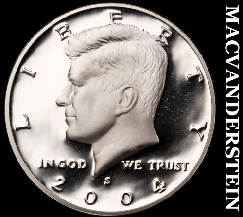 2004-S Silver Kennedy Half Dollar - Choice Gem Proof  Lustrous  #i1677
