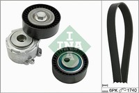 1X Ina 529 0017 10 Keilrippenriemensatz FüR CitroëN Fiat Lancia Peugeot