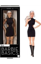 Barbie Signature 2025 Barbie Basics Series 1 Model 2 Blonde Black Dress NEW 