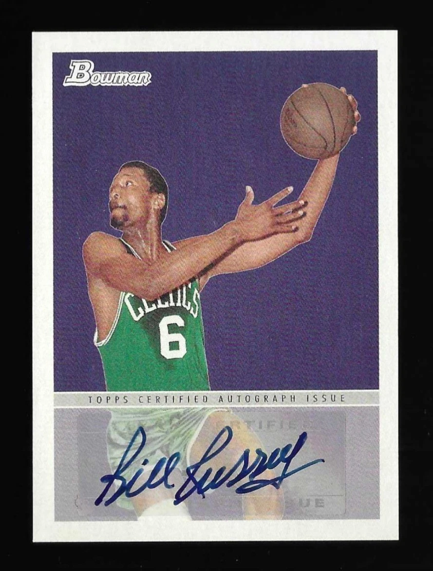 Bill Russell Autographed Basketball Trading Cards for sale | eBay