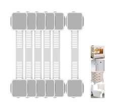 6 Pack Baby Proofing Safety Locks Child Safe for Cabinet Drawer Fridge Oven D...