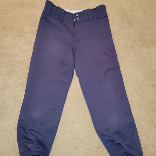 Mizuno Softball Pants Navy, X-Small , RN 89730, Used