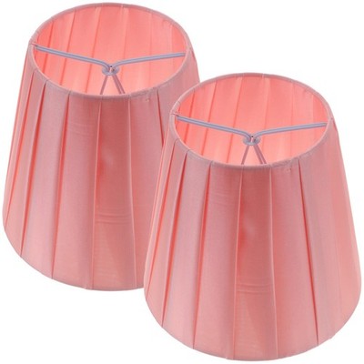 2 Pcs Tischlampe Stoffschirm Clip Lampenschirm Lampenabdeckung Aus
