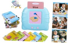Blue Toddler Talking Flash Cards for 1 to 2 Years - Blue