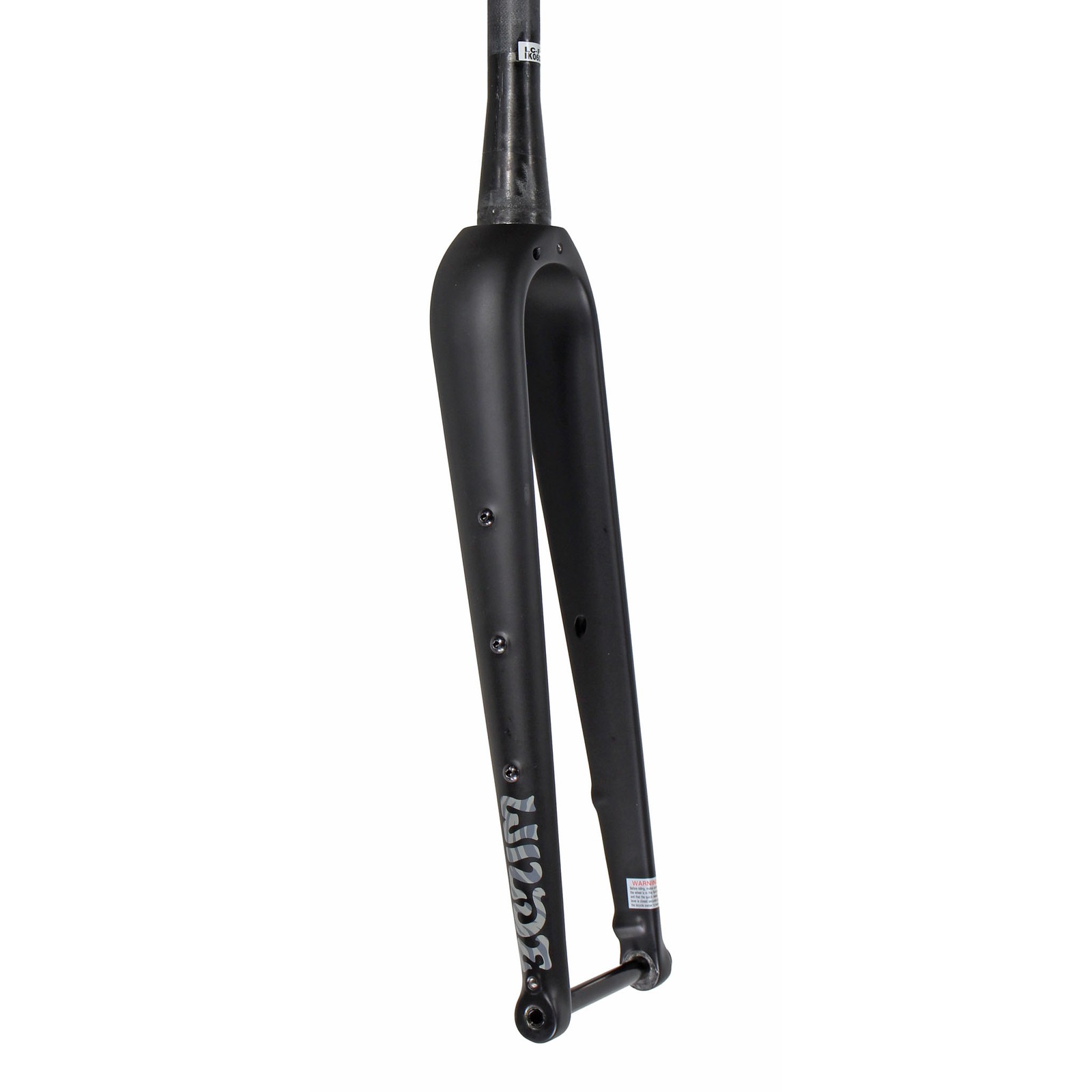 Wilde Carbon Gravel Fork - Tapered 12x100 Disc, Internal Routing, Fender Mounts