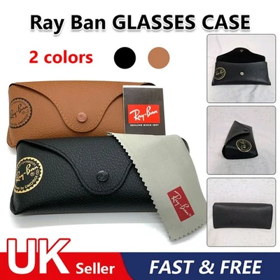 RAY-BAN Ray Ban GLASSES CASE-Ray Ban SUNGLASSES CASE-Ray Ban CLEANING CLOTH FST PST UK