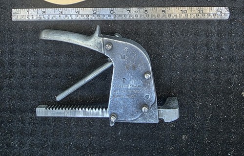 Authentic A.J.GERRARD&.CO Grip Bander Tensioner Strapping Tool + Steel Rule