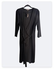 Gap Women's Black SoftSpun 3/4 Sleeve Wrap Dress #493686 NWT! XL Xtra-Large