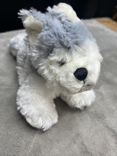 Ganz Webkinz Lil' Kinz Husky HS120 Plush Stuffed Animal No Code Grey White Dog - Picture 2 of 5