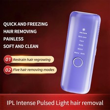 Laser Hair Removal for Women and Men - Permanent Painless 5  Ice Cooling IPL