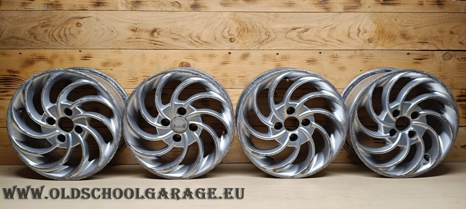 Cerchi In Lega Alessio R14 - 4x98 - Fiat (Da Restaurare)