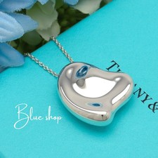 Collana Tiffany & Co. Elsa Peretti GRANDE con ciondolo cuore pieno 25,3" argento 925