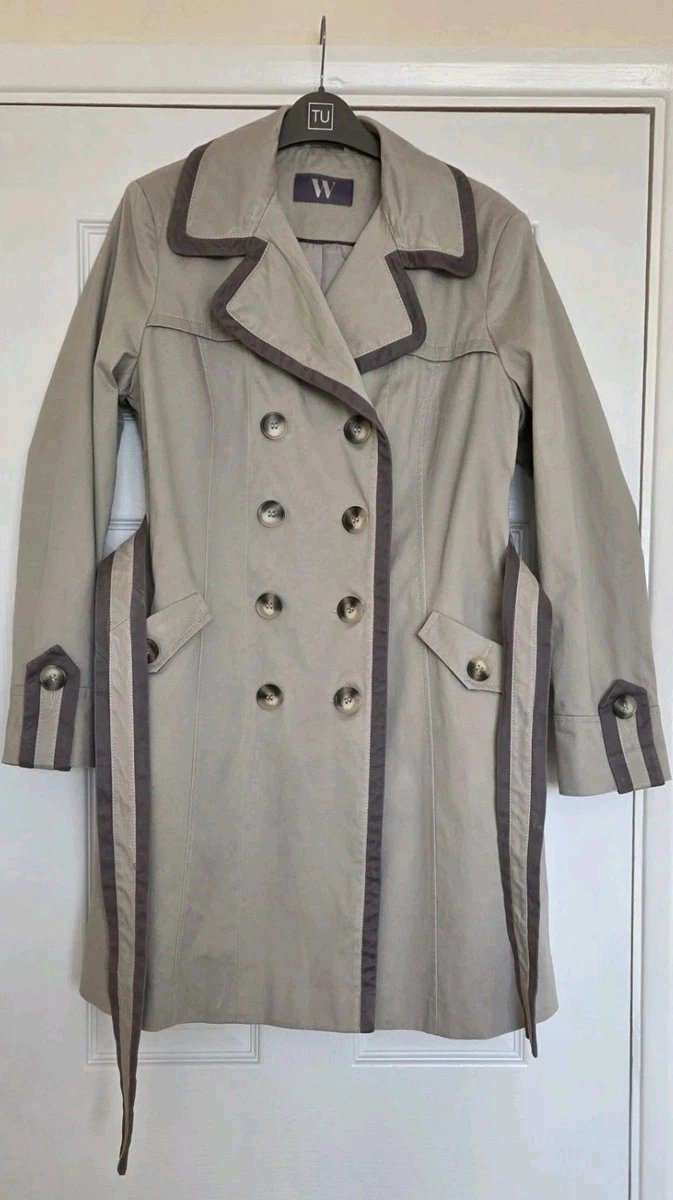 Obey Pea Coat Heavyweight Full Button Dark Grey w/ De