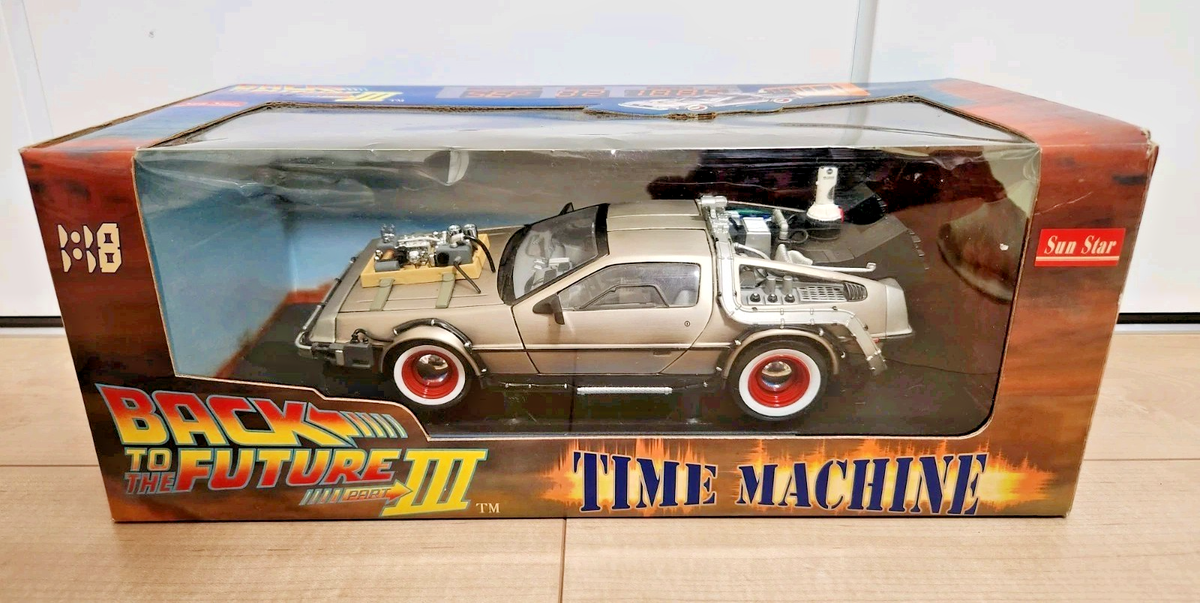 Sun Star Back to the Future III 3 1/18 Scale Diecast DeLorean | eBay