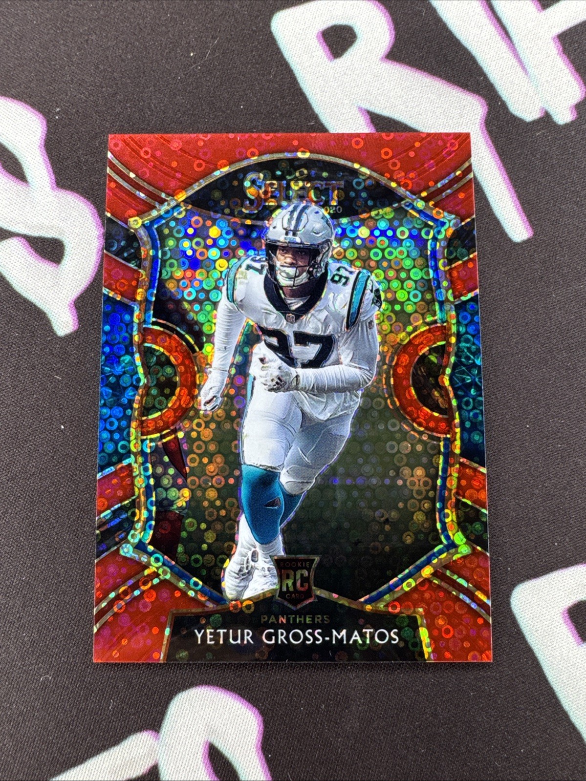 2020 Yetur Gross-Matos Select Concourse Red Disco Prizm RC /49