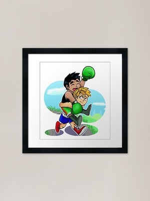 Little Mac Huckepack gerahmte Kunst Pr gerahmtes Wandbild Poster Leinwanddruck Bild