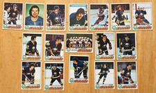 1977 Topps Buffalo Sabres Vintage Team Hockey card lot ( 17 cards)