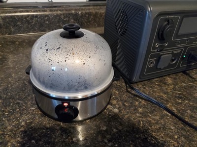 Compact Electric Egg Cooker for 7 Eggs - Soft, Medium & Hard-Boiled Perfection