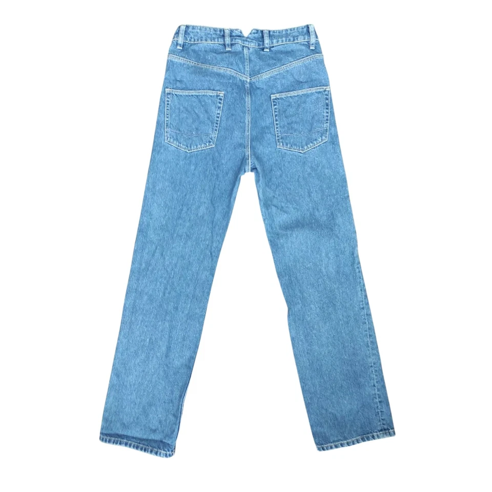 ASOS Vaqueros Talle Alto Mamá Azul W. 28L.32 - Imagen 3 de 4