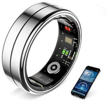 New Smart Ring for Women and Men, Fitness Tracker with Heart Rate Monitor, Sl...