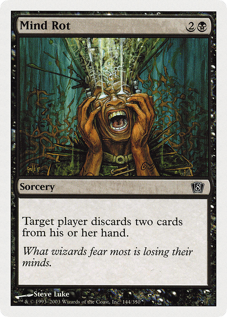 Mind Rot #144 (Foil) (MP) 8th Edition 8ED Magic MTG