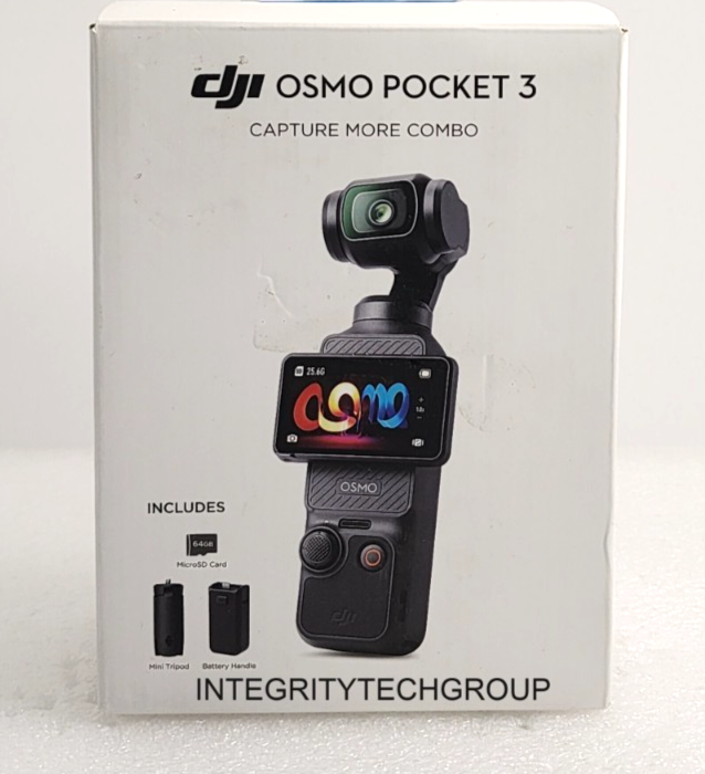 DJI Osmo Pocket 3 Capture More Combo, Vlogging Camera with 1