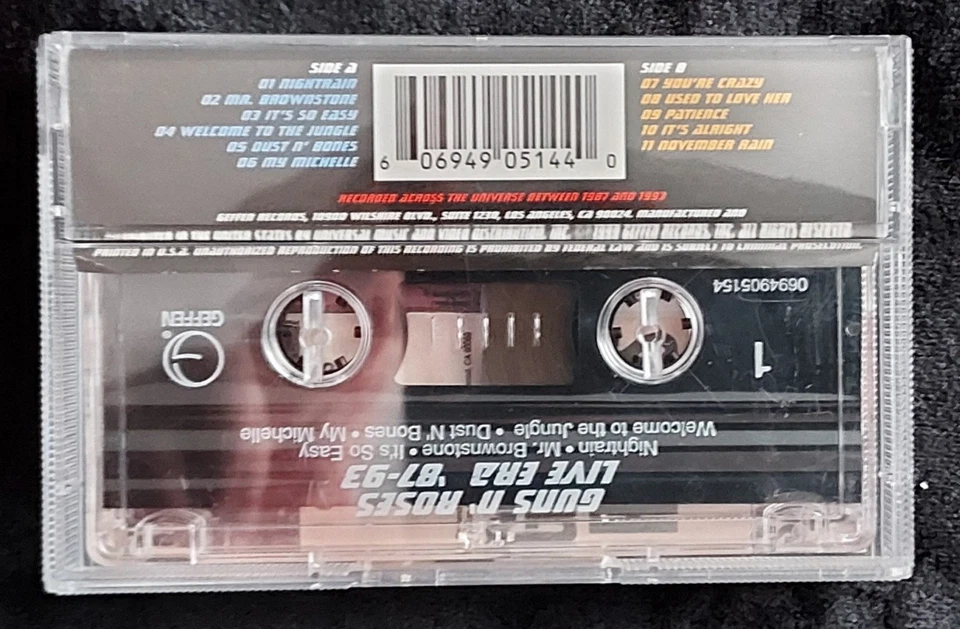 Guns N Roses Live Era Cassette Tape - Image 3 of 4
