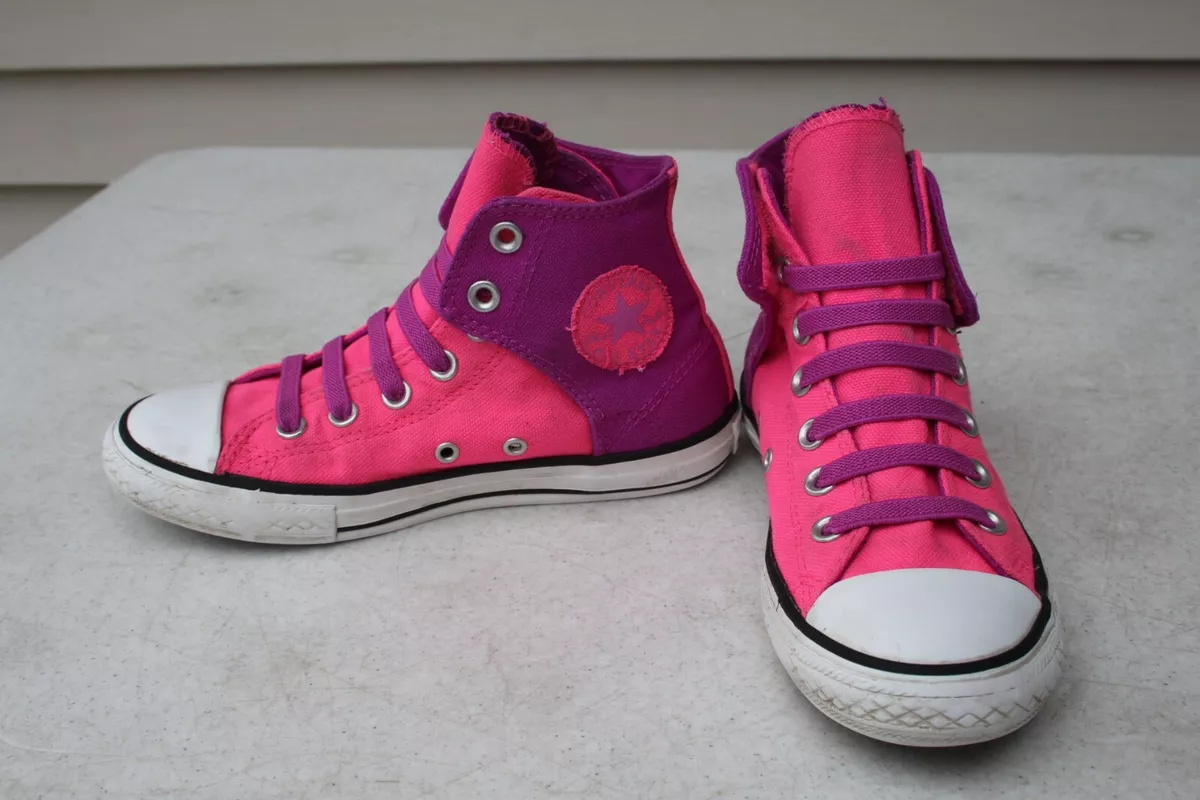 Converse Taylor Easy Hi Top Knockout Pink Size 2 JUNIOR 33.5 |