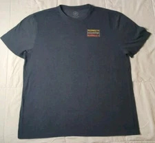 HANG TEN Men's  Logo Crew Shirtsleeve Retro Gray Size XL